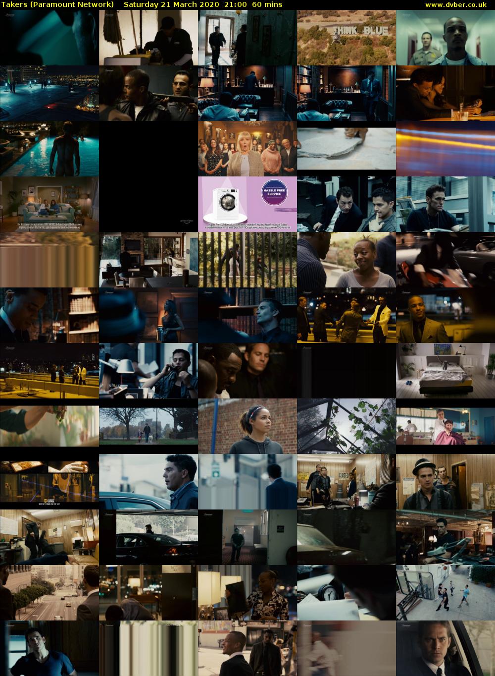 Takers (Paramount Network) Saturday 21 March 2020 21:00 - 22:00