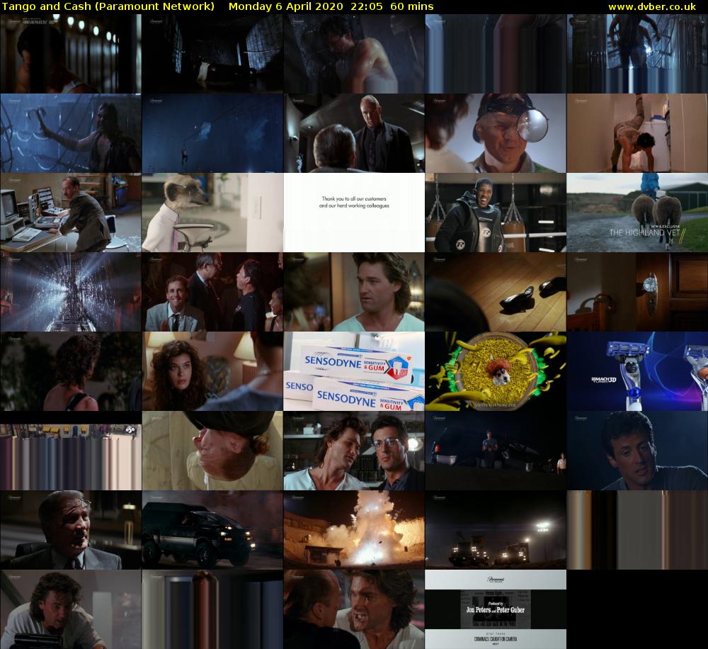 Tango and Cash (Paramount Network) Monday 6 April 2020 22:05 - 23:05