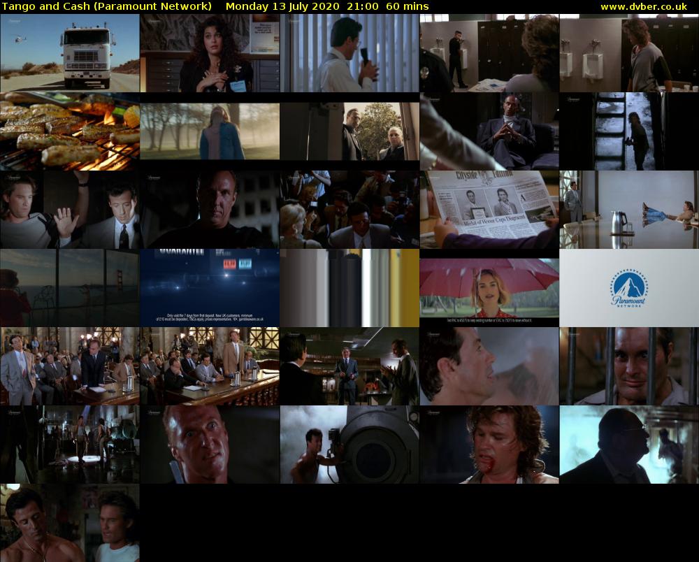 Tango and Cash (Paramount Network) Monday 13 July 2020 21:00 - 22:00