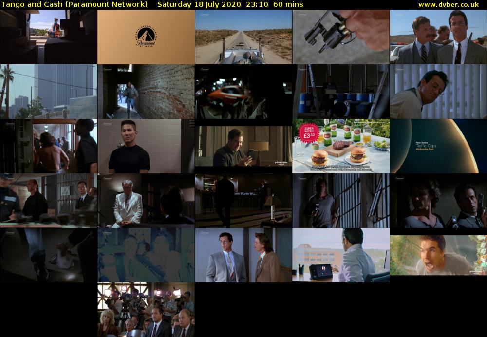 Tango and Cash (Paramount Network) Saturday 18 July 2020 23:10 - 00:10