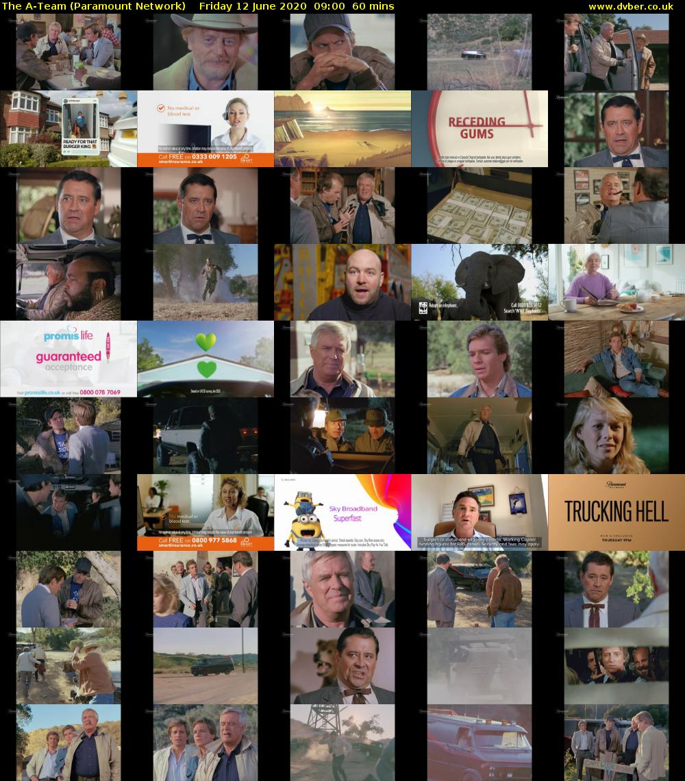 The A-Team (Paramount Network) Friday 12 June 2020 09:00 - 10:00