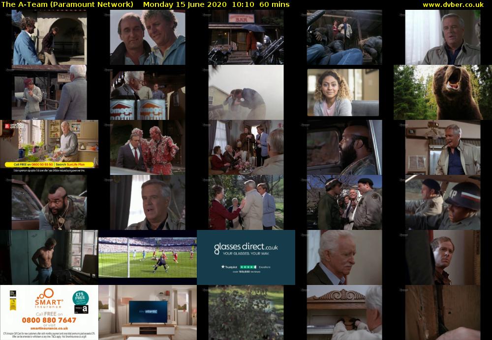 The A-Team (Paramount Network) Monday 15 June 2020 10:10 - 11:10