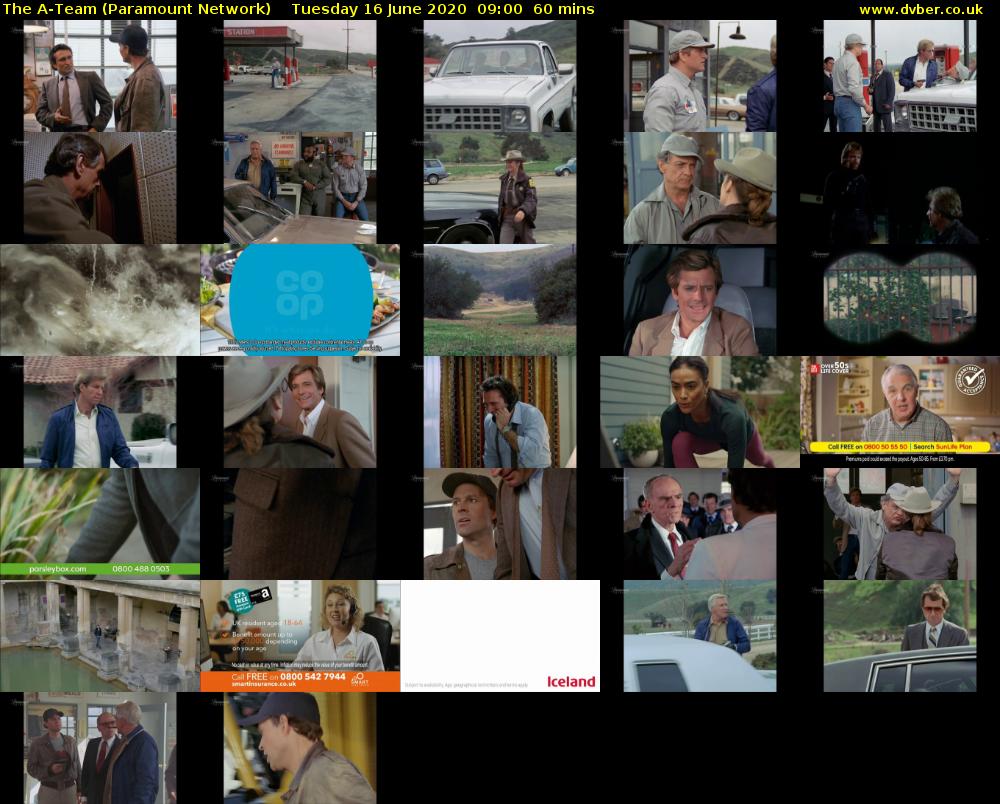 The A-Team (Paramount Network) Tuesday 16 June 2020 09:00 - 10:00