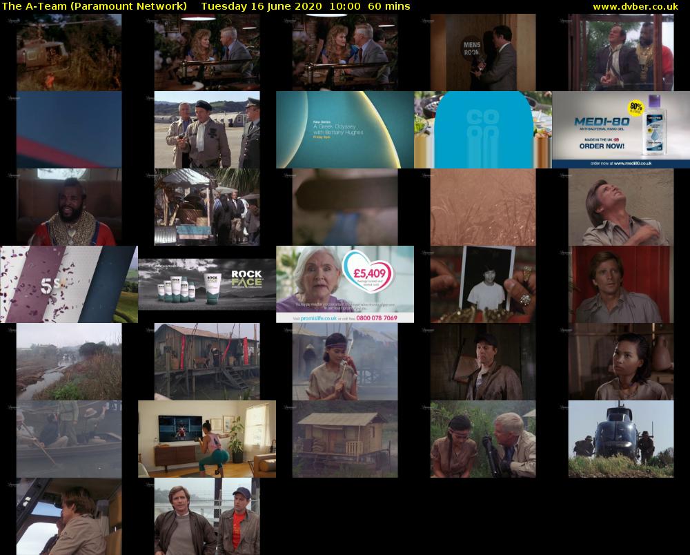 The A-Team (Paramount Network) Tuesday 16 June 2020 10:00 - 11:00