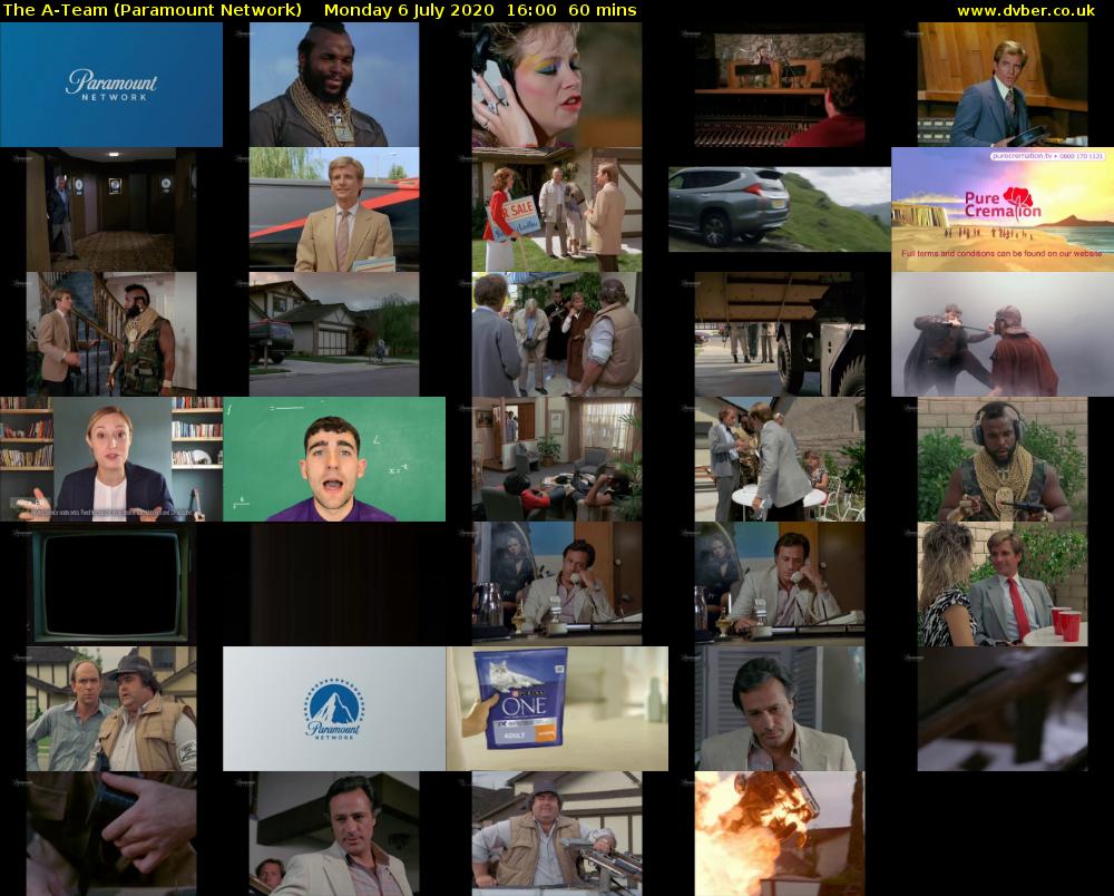 The A-Team (Paramount Network) Monday 6 July 2020 16:00 - 17:00