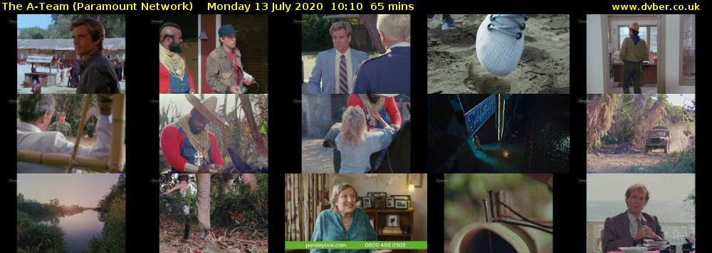 The A-Team (Paramount Network) Monday 13 July 2020 10:10 - 11:15