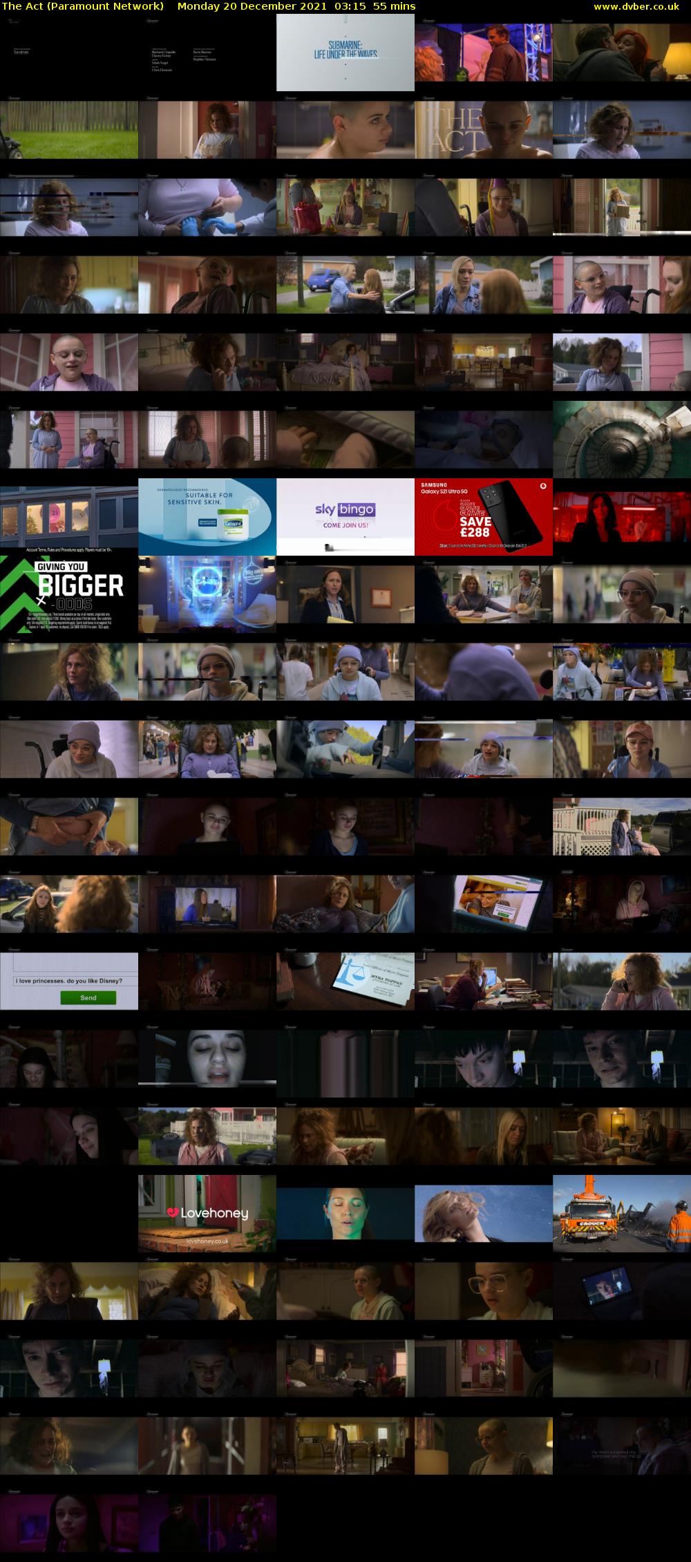 The Act (Paramount Network) Monday 20 December 2021 03:15 - 04:10