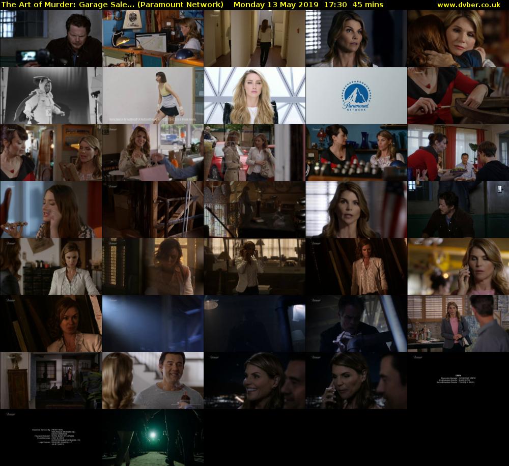 The Art of Murder: Garage Sale... (Paramount Network) Monday 13 May 2019 17:30 - 18:15