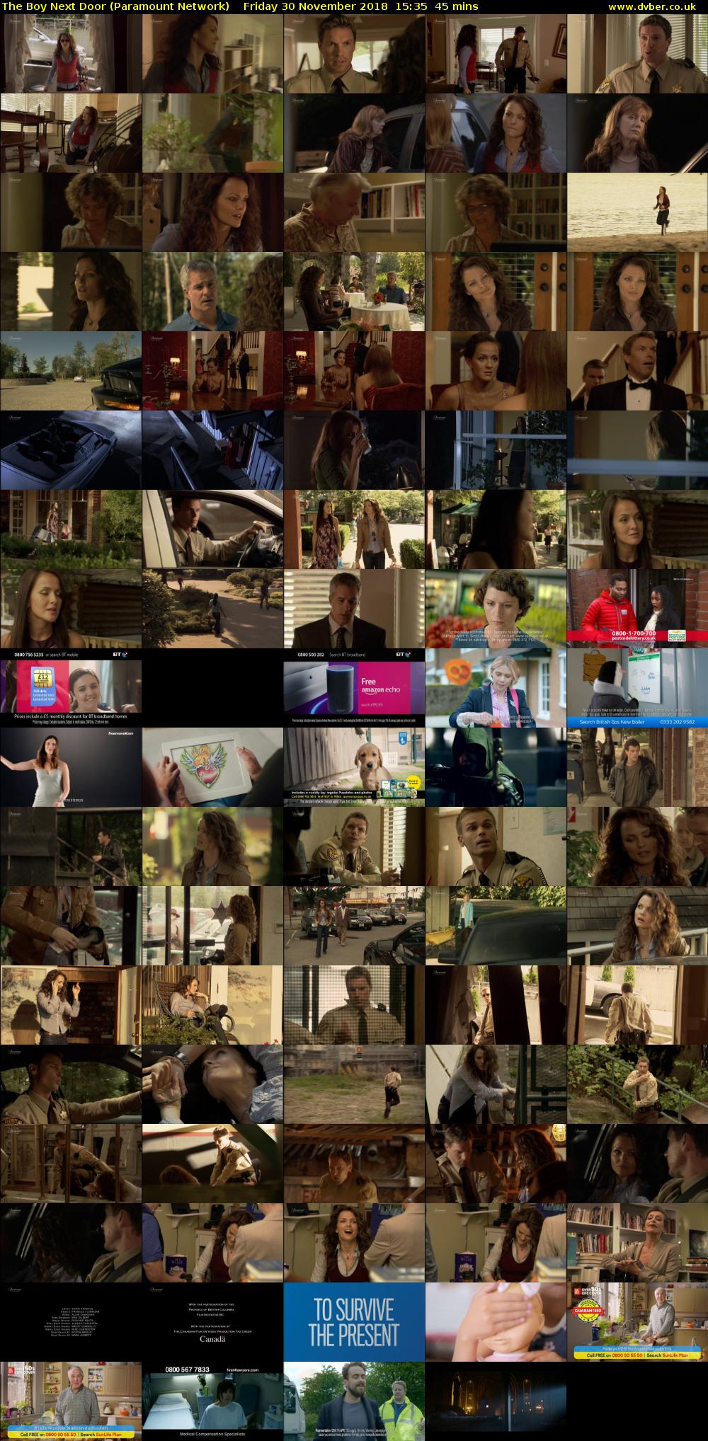 The Boy Next Door (Paramount Network) Friday 30 November 2018 15:35 - 16:20
