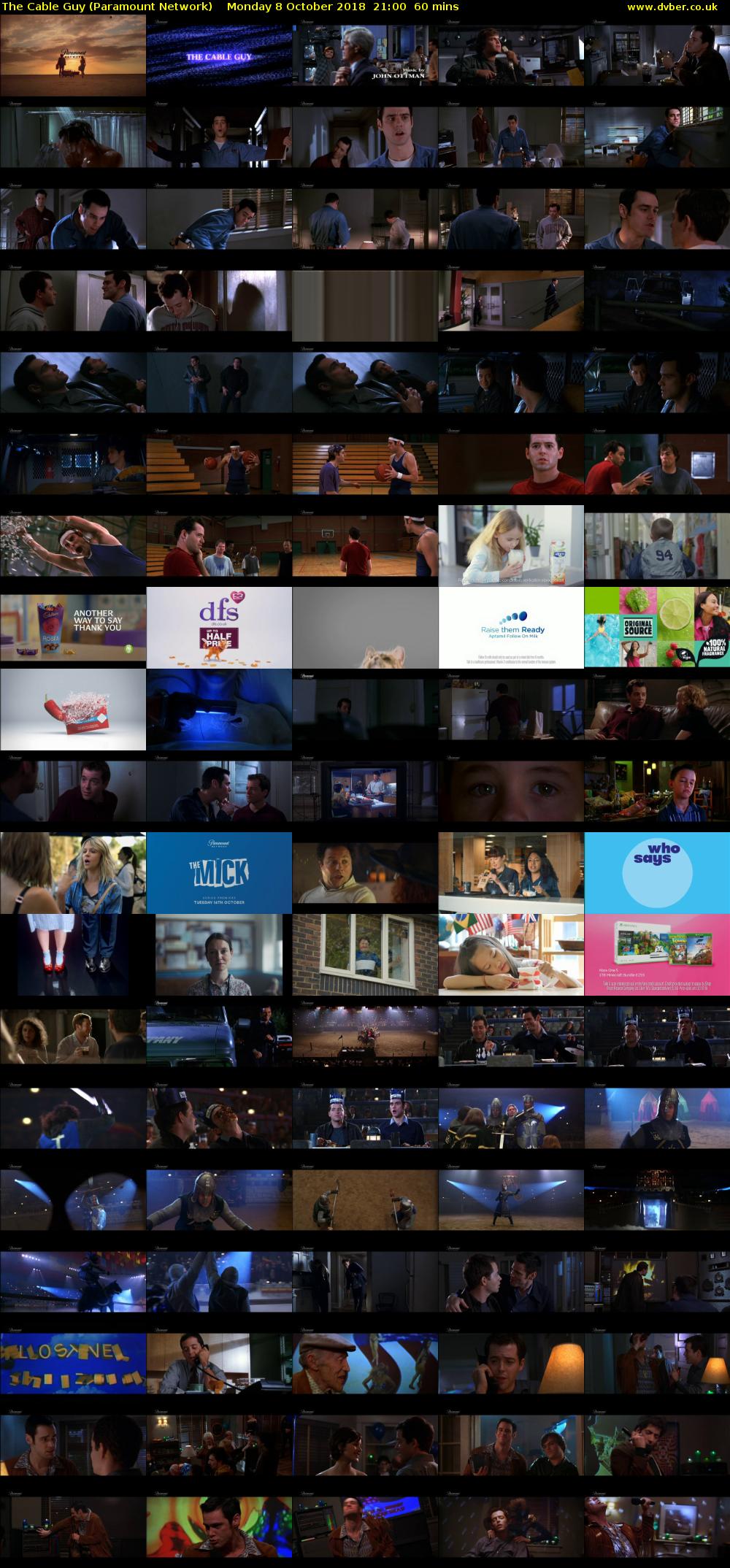 The Cable Guy (Paramount Network) Monday 8 October 2018 21:00 - 22:00
