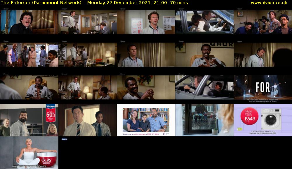 The Enforcer (Paramount Network) Monday 27 December 2021 21:00 - 22:10