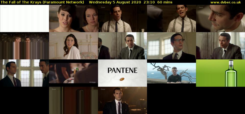 The Fall of The Krays (Paramount Network) Wednesday 5 August 2020 23:10 - 00:10