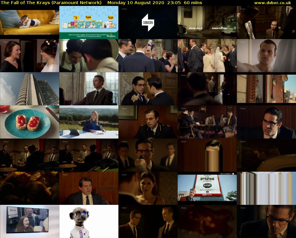 The Fall of The Krays (Paramount Network) Monday 10 August 2020 23:05 - 00:05