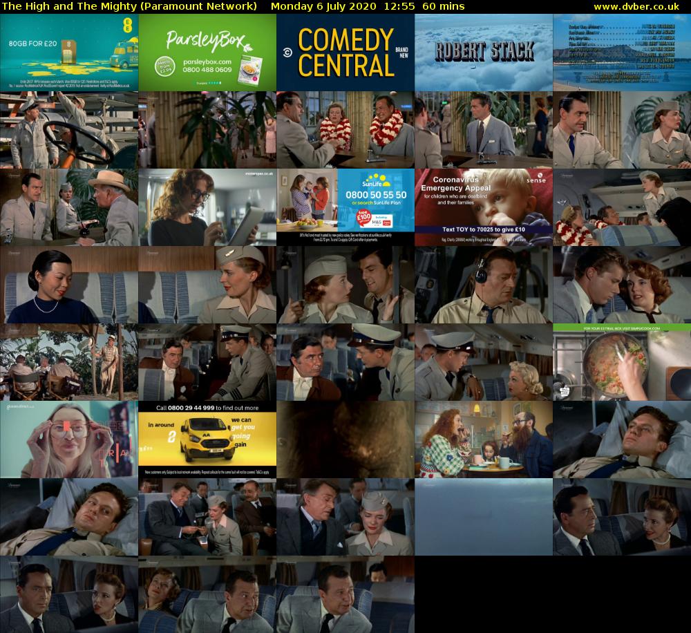The High and The Mighty (Paramount Network) Monday 6 July 2020 12:55 - 13:55