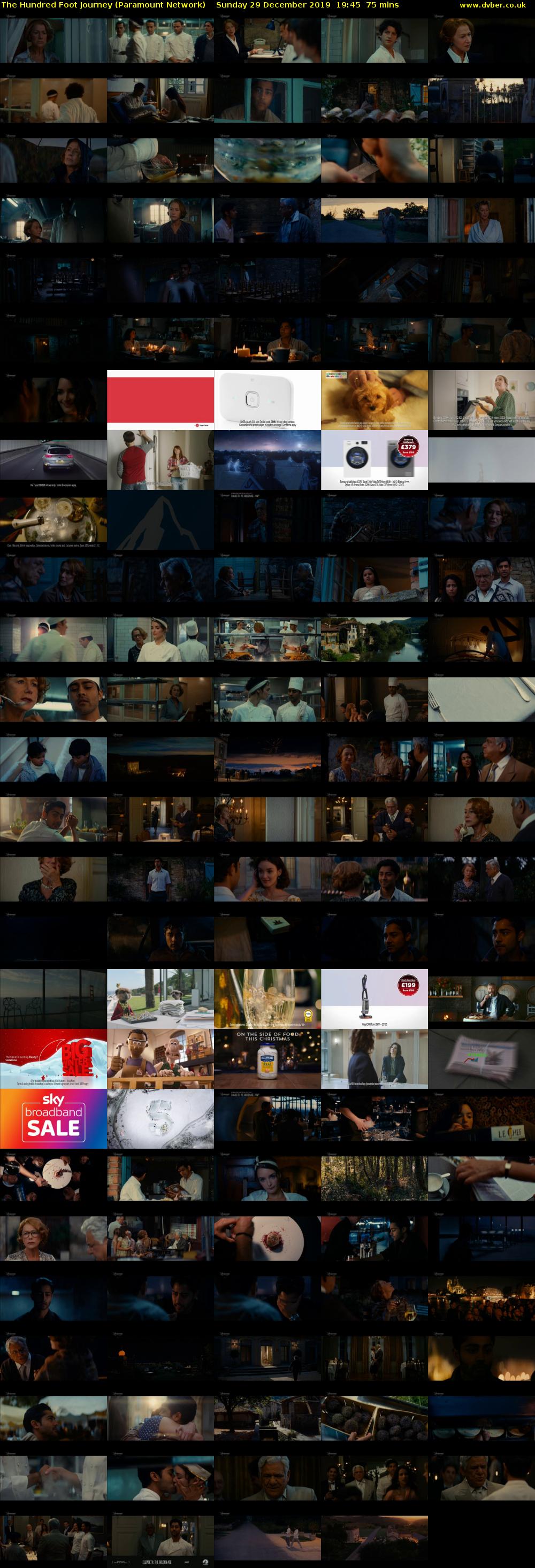 The Hundred Foot Journey (Paramount Network) Sunday 29 December 2019 19:45 - 21:00
