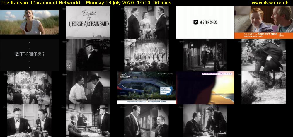 The Kansan  (Paramount Network) Monday 13 July 2020 14:10 - 15:10