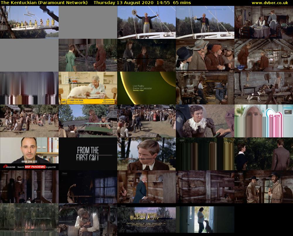 The Kentuckian (Paramount Network) Thursday 13 August 2020 14:55 - 16:00