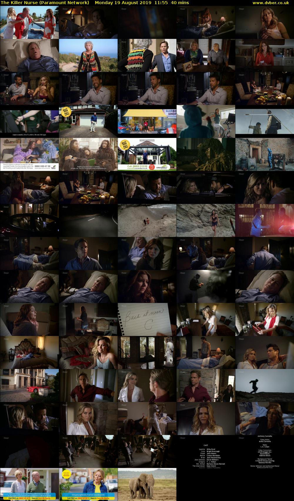 The Killer Nurse (Paramount Network) Monday 19 August 2019 11:55 - 12:35