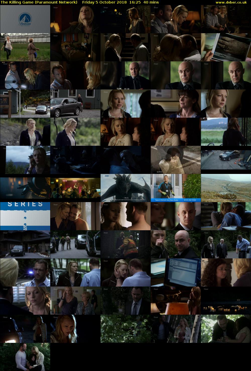 The Killing Game (Paramount Network) Friday 5 October 2018 16:25 - 17:05