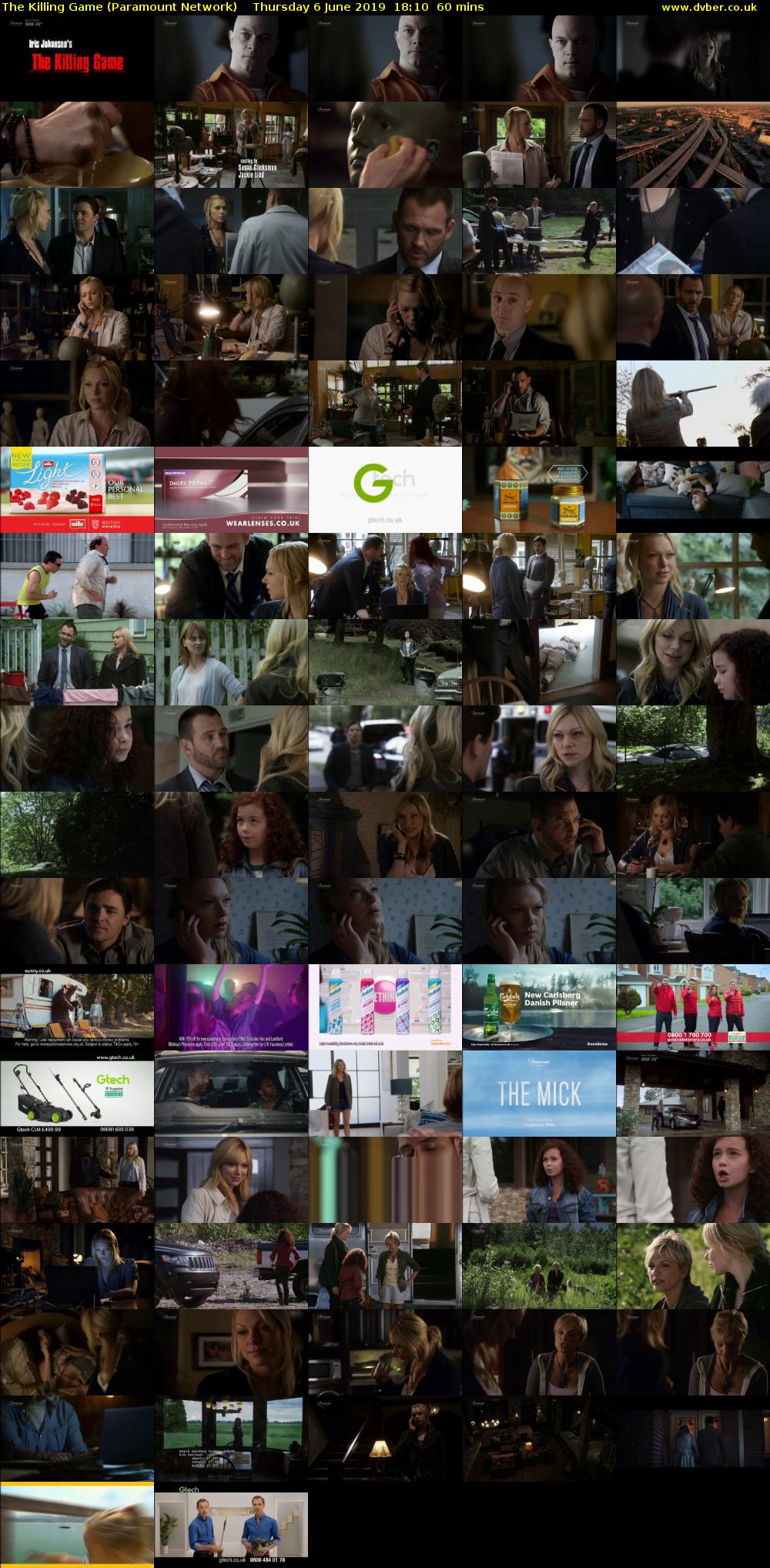 The Killing Game (Paramount Network) Thursday 6 June 2019 18:10 - 19:10