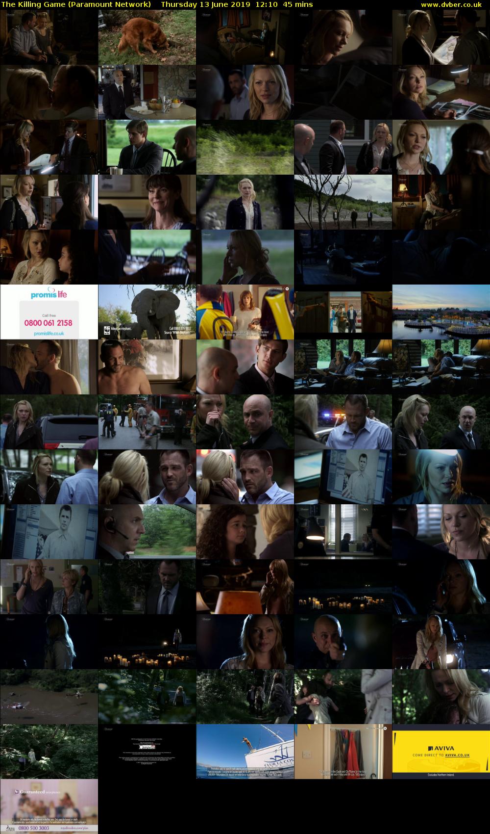 The Killing Game (Paramount Network) Thursday 13 June 2019 12:10 - 12:55