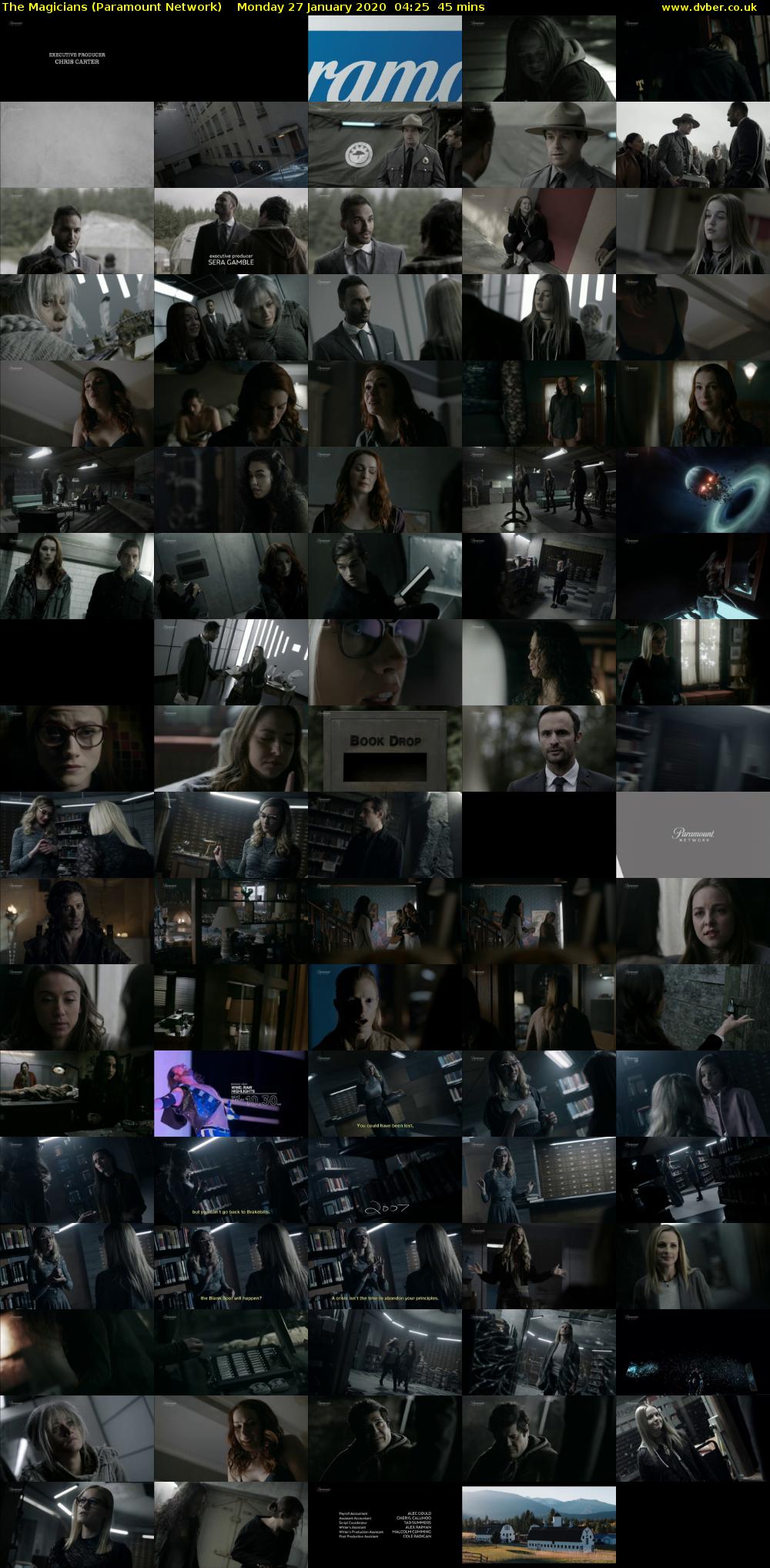 The Magicians (Paramount Network) Monday 27 January 2020 04:25 - 05:10