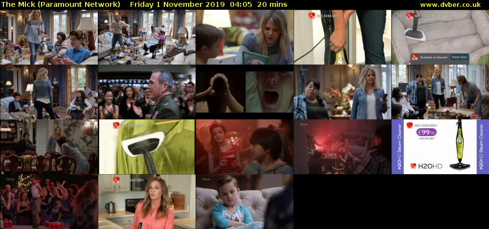 The Mick (Paramount Network) Friday 1 November 2019 04:05 - 04:25