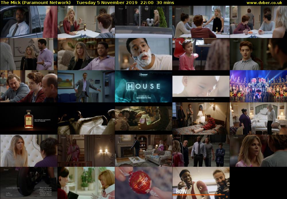 The Mick (Paramount Network) Tuesday 5 November 2019 22:00 - 22:30