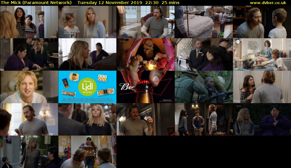 The Mick (Paramount Network) Tuesday 12 November 2019 22:30 - 22:55