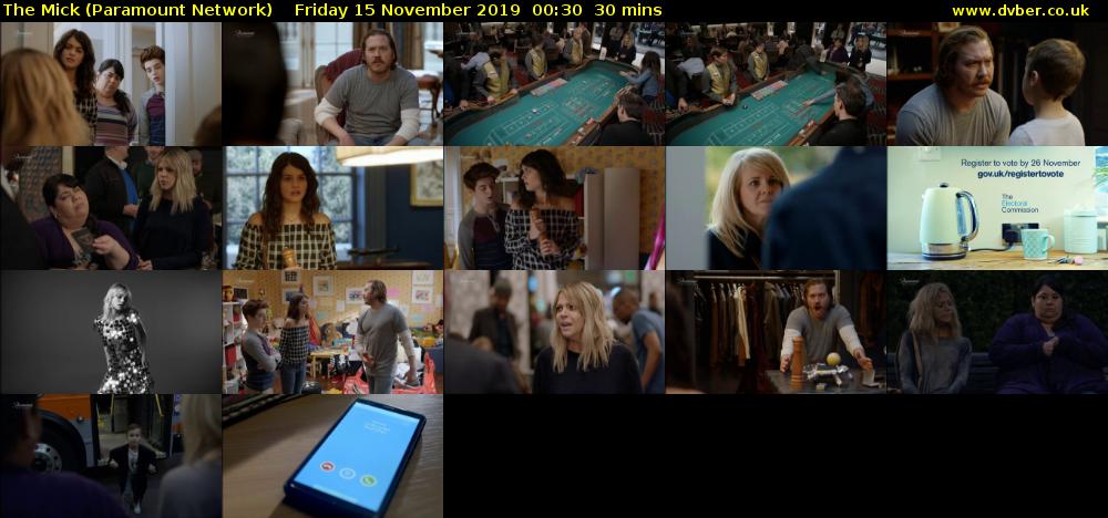 The Mick (Paramount Network) Friday 15 November 2019 00:30 - 01:00
