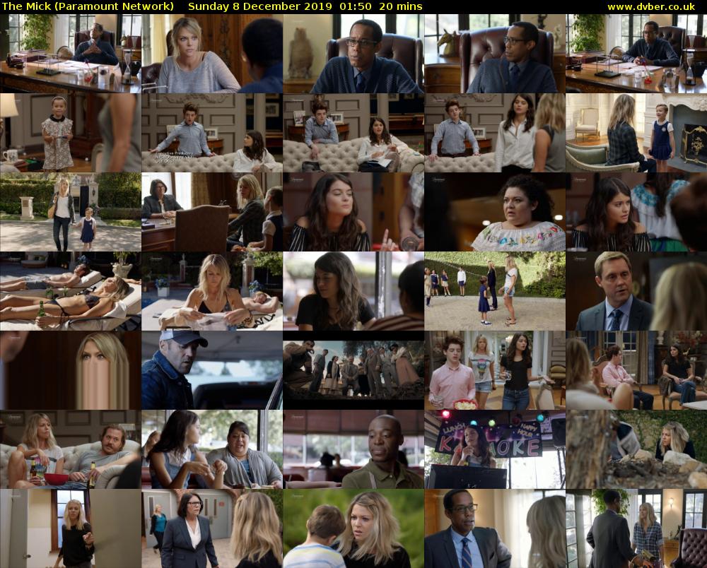 The Mick (Paramount Network) Sunday 8 December 2019 01:50 - 02:10
