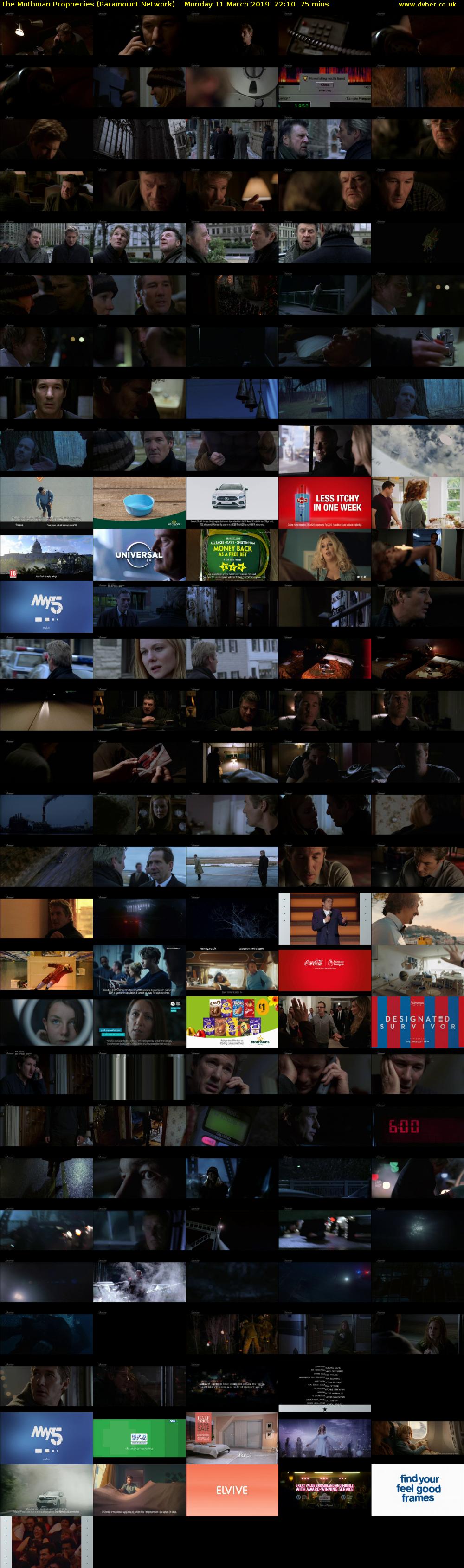 The Mothman Prophecies (Paramount Network) Monday 11 March 2019 22:10 - 23:25