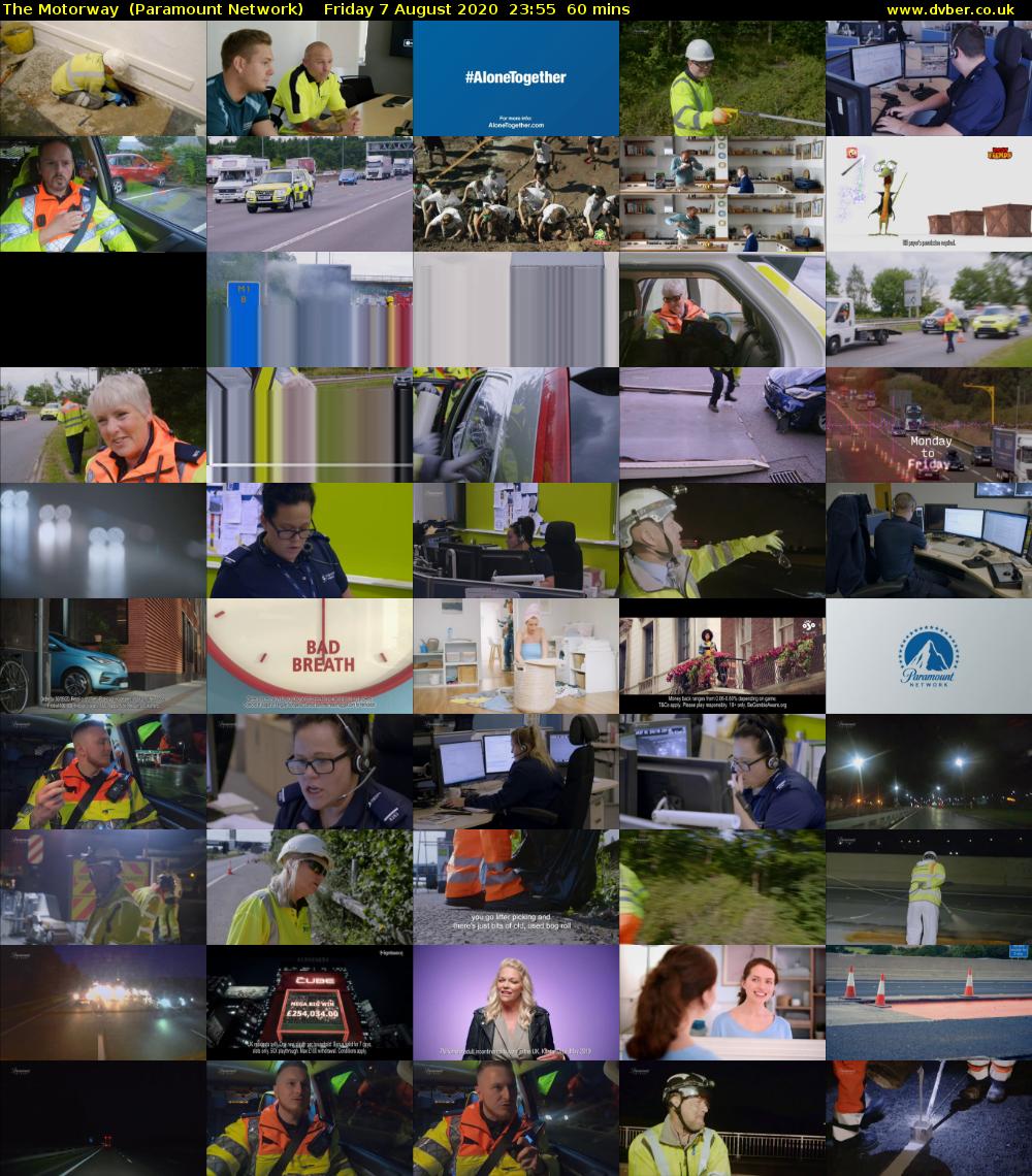 The Motorway  (Paramount Network) Friday 7 August 2020 23:55 - 00:55