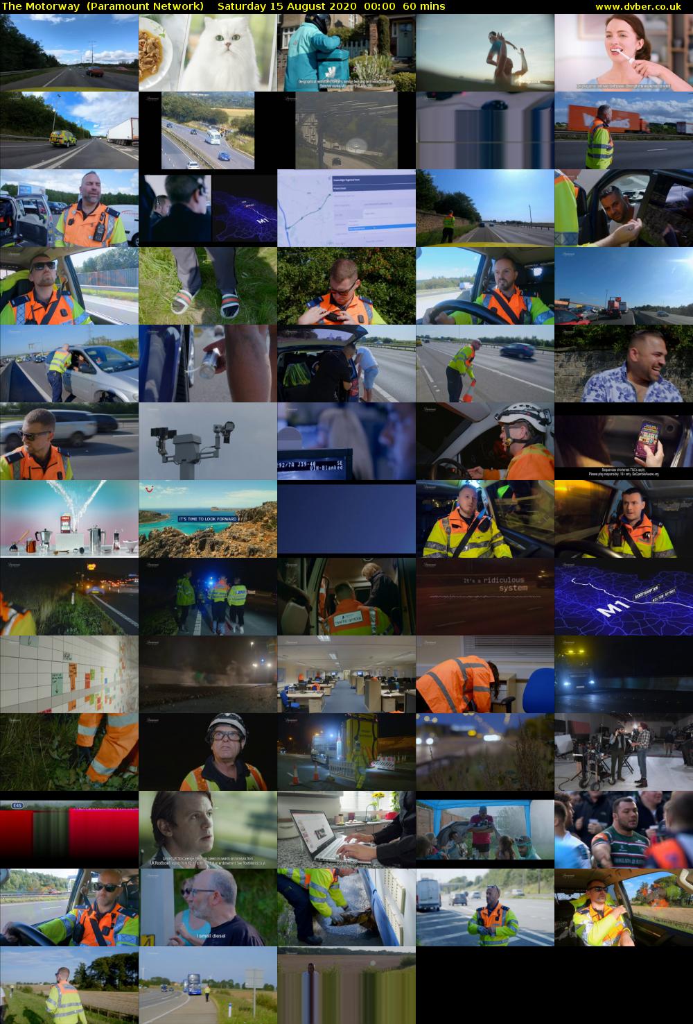 The Motorway  (Paramount Network) Saturday 15 August 2020 00:00 - 01:00