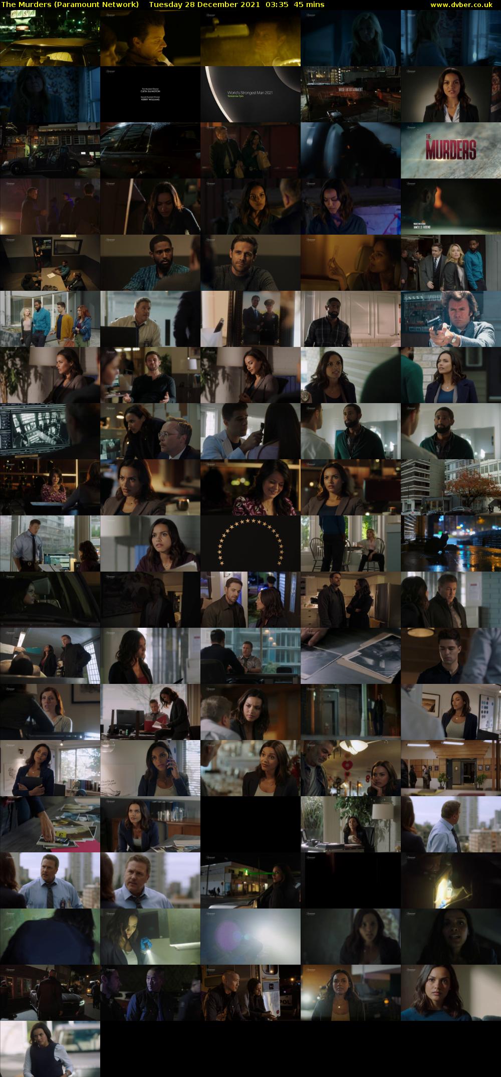 The Murders (Paramount Network) Tuesday 28 December 2021 03:35 - 04:20