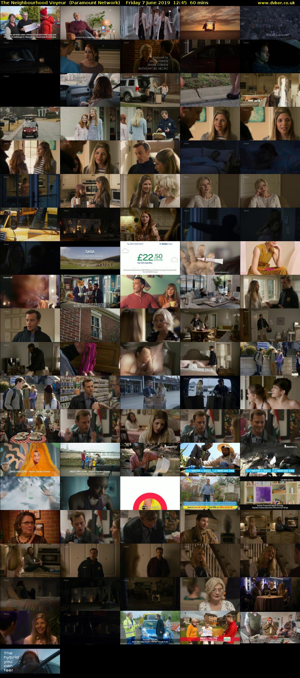 The Neighbourhood Voyeur  (Paramount Network) Friday 7 June 2019 12:45 - 13:45