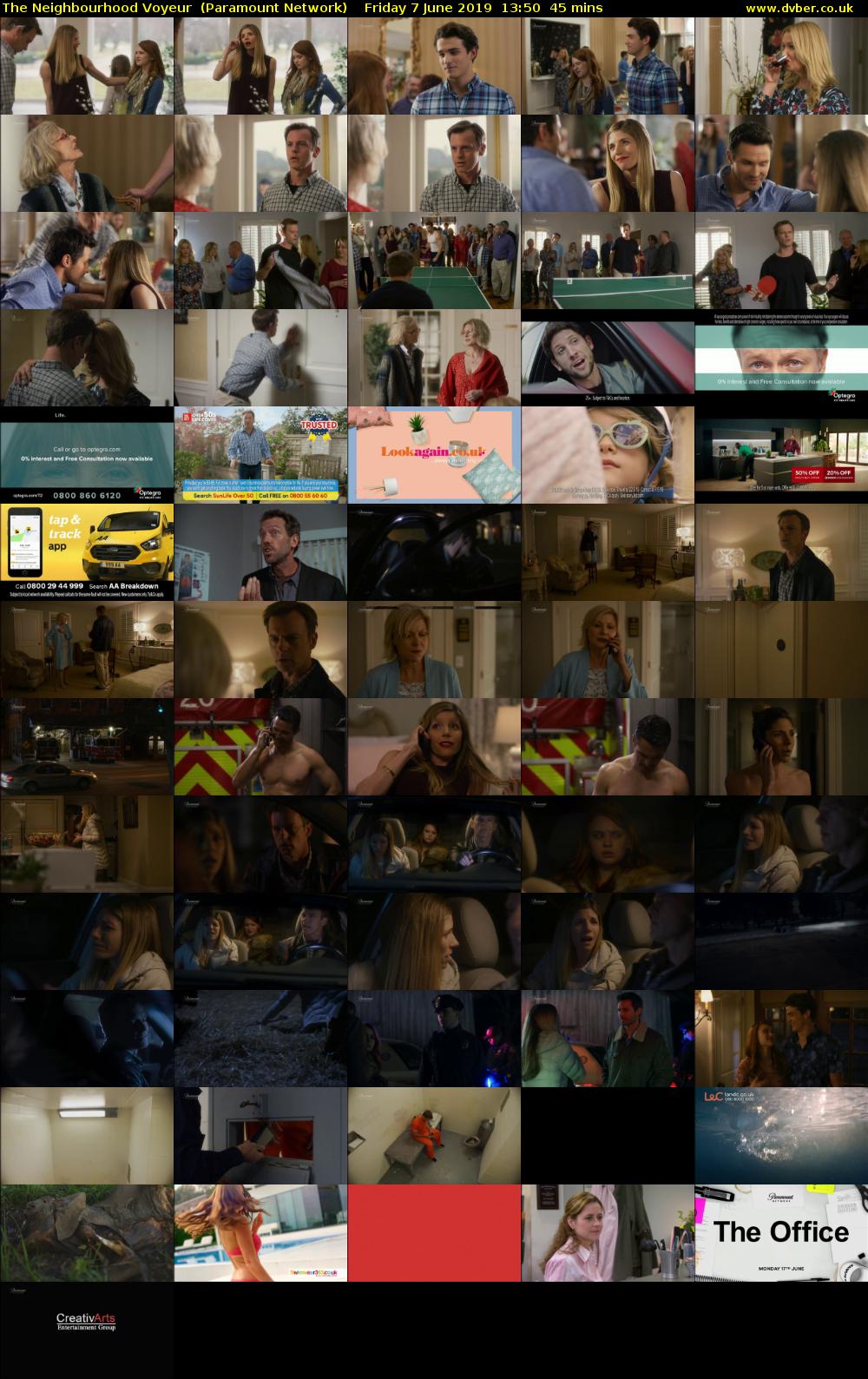 The Neighbourhood Voyeur  (Paramount Network) Friday 7 June 2019 13:50 - 14:35