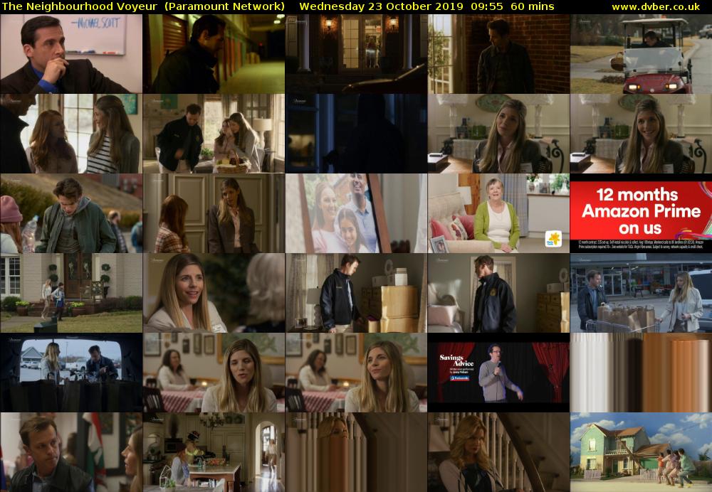 The Neighbourhood Voyeur  (Paramount Network) Wednesday 23 October 2019 09:55 - 10:55