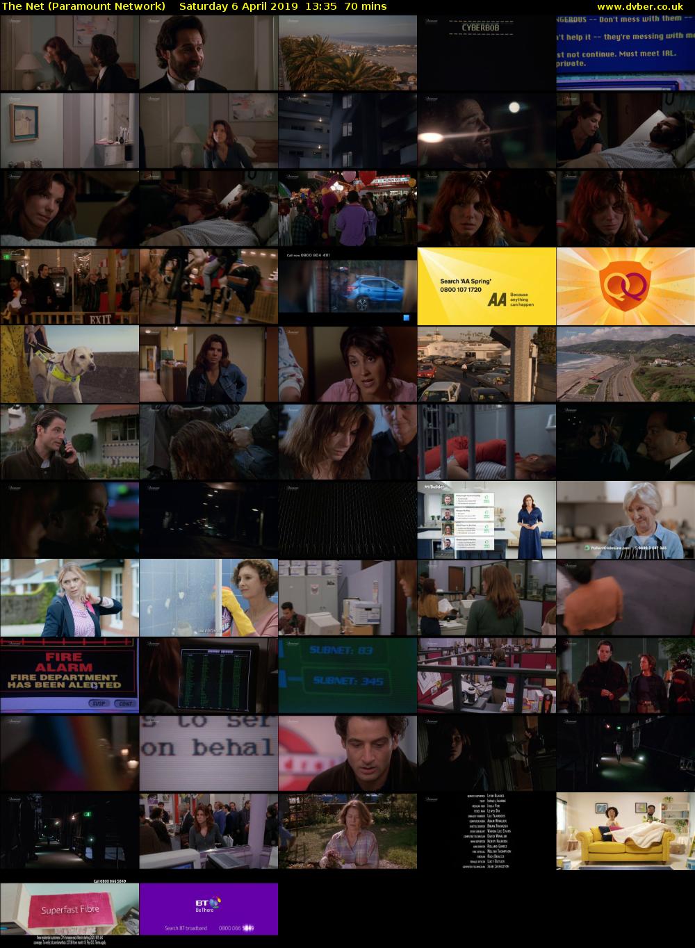 The Net (Paramount Network) Saturday 6 April 2019 13:35 - 14:45