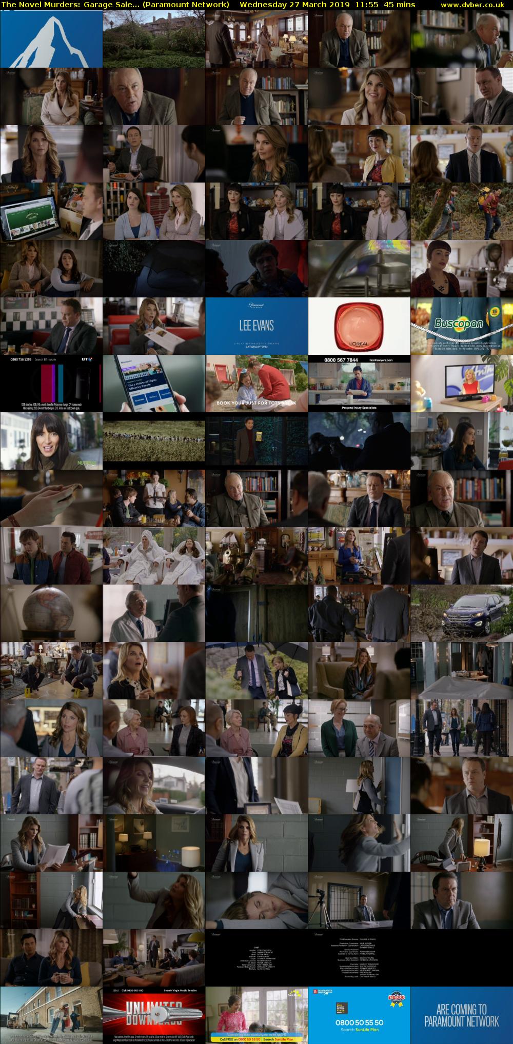 The Novel Murders: Garage Sale... (Paramount Network) Wednesday 27 March 2019 11:55 - 12:40