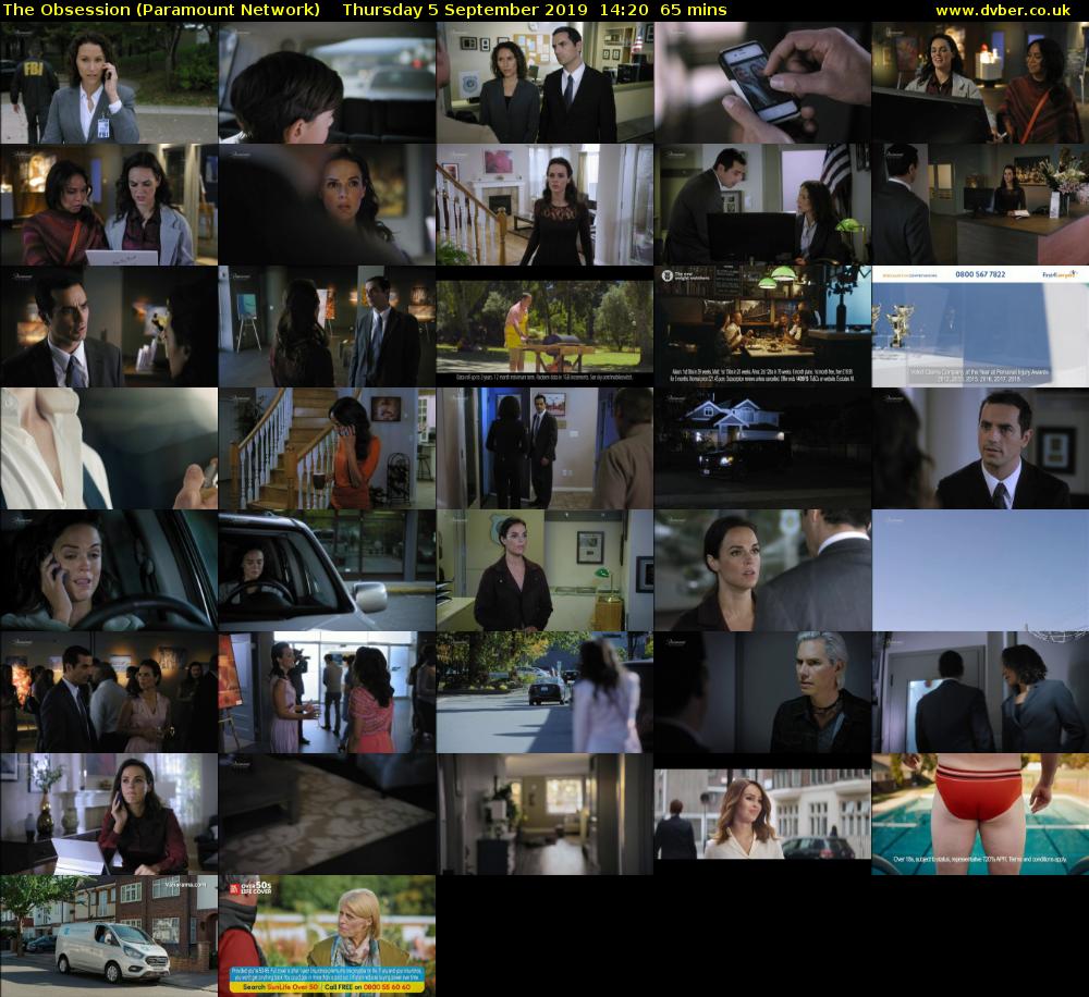 The Obsession (Paramount Network) Thursday 5 September 2019 14:20 - 15:25