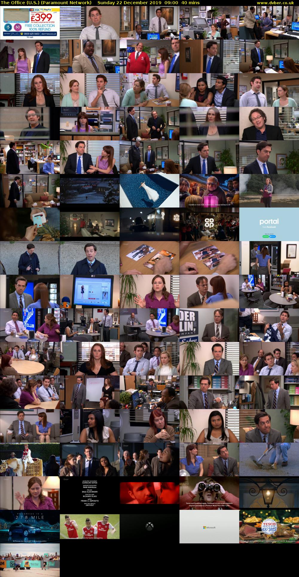 The Office (U.S.) (Paramount Network) Sunday 22 December 2019 09:00 - 09:40