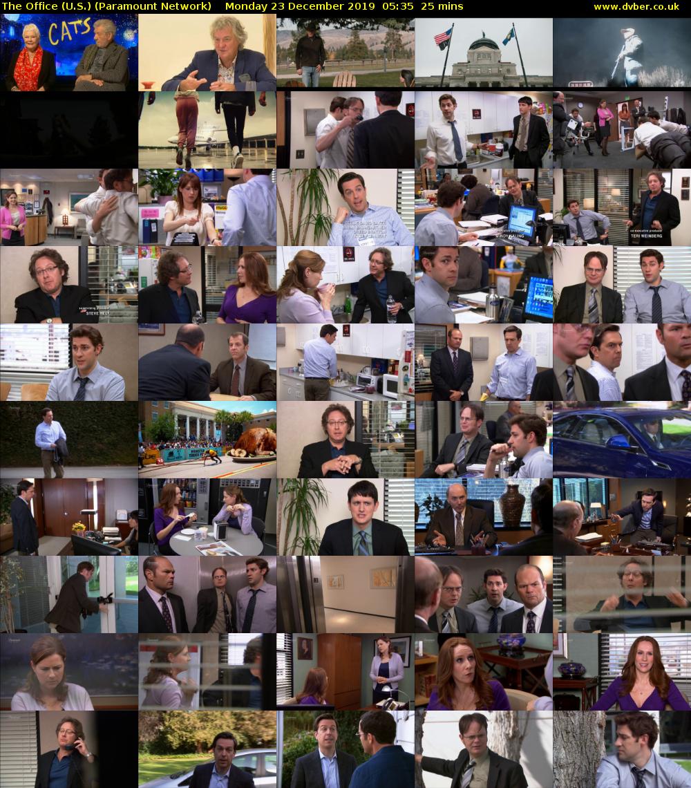 The Office (U.S.) (Paramount Network) Monday 23 December 2019 05:35 - 06:00