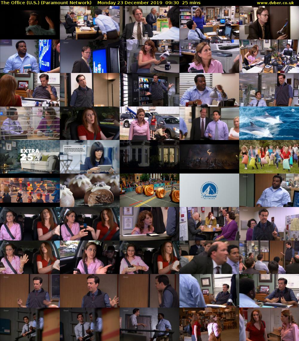 The Office (U.S.) (Paramount Network) Monday 23 December 2019 09:30 - 09:55