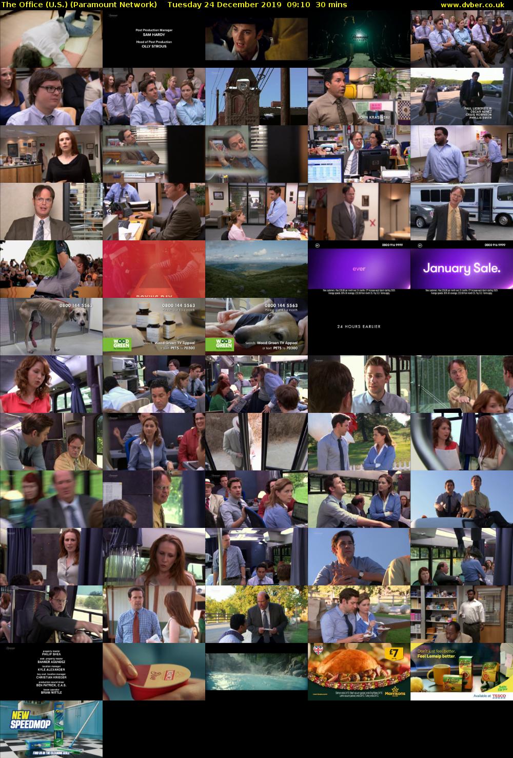 The Office (U.S.) (Paramount Network) Tuesday 24 December 2019 09:10 - 09:40