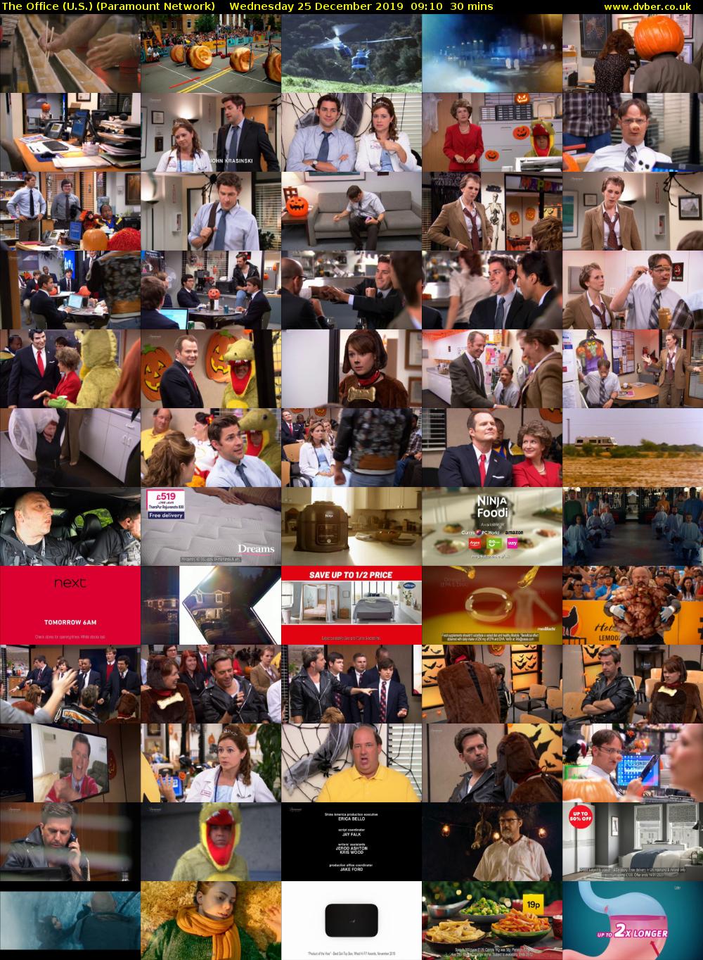 The Office (U.S.) (Paramount Network) Wednesday 25 December 2019 09:10 - 09:40