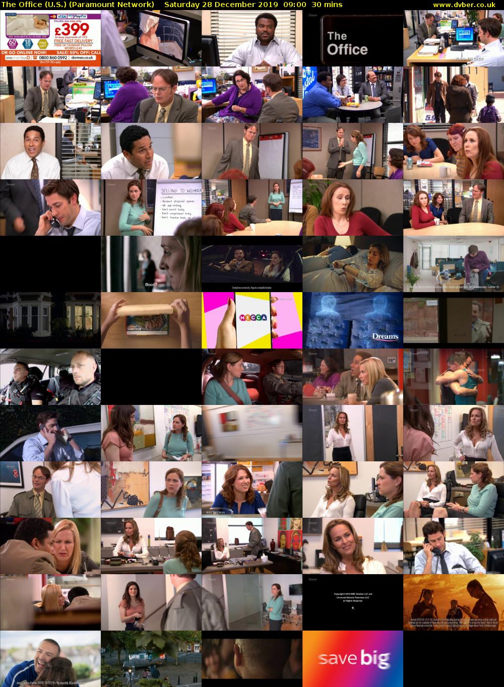 The Office (U.S.) (Paramount Network) Saturday 28 December 2019 09:00 - 09:30