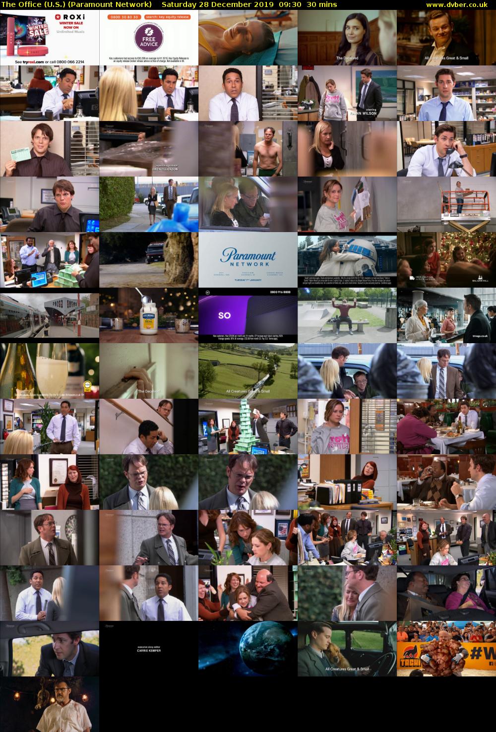 The Office (U.S.) (Paramount Network) Saturday 28 December 2019 09:30 - 10:00