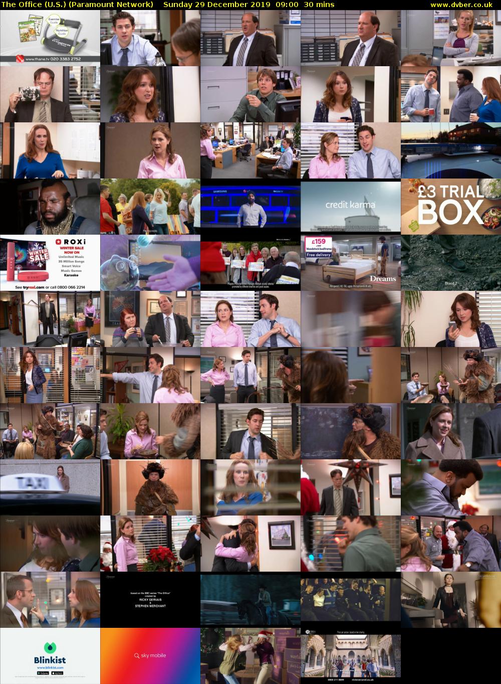 The Office (U.S.) (Paramount Network) Sunday 29 December 2019 09:00 - 09:30