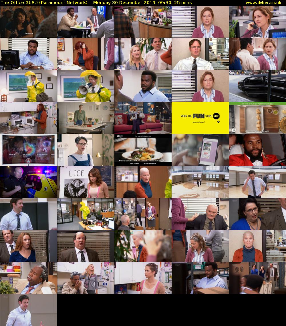 The Office (U.S.) (Paramount Network) Monday 30 December 2019 09:30 - 09:55